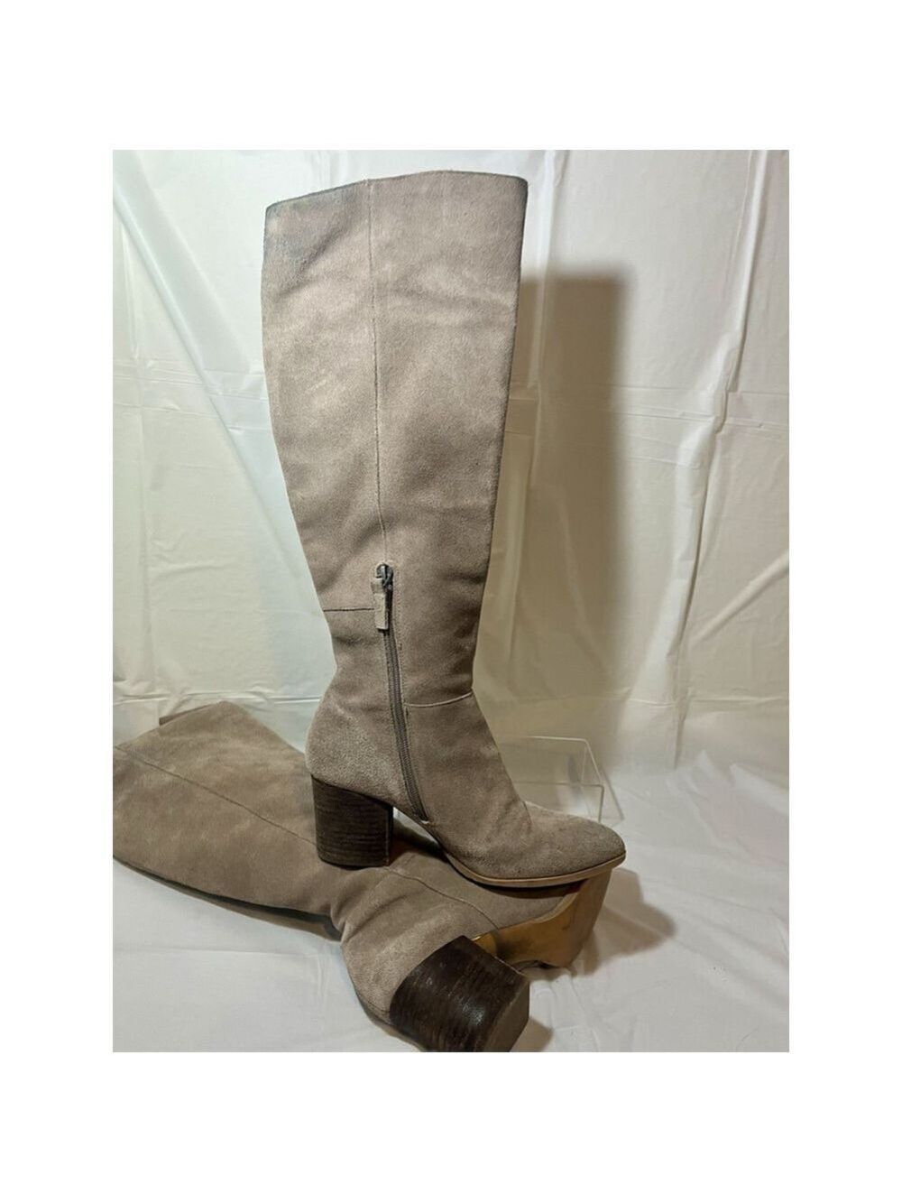 Caslon Mason Suede Knee High Boots Women's Size 7.5 M